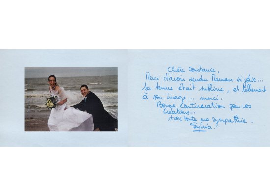 Robes de mariée Sylvia mariée en 2001