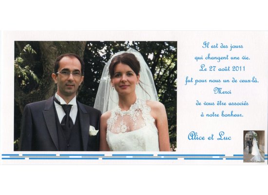 Robes de mariée Alice et Luc
