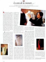 Illustration de l'article paru dans MARIE-CLAIRE, mars-avril 1999