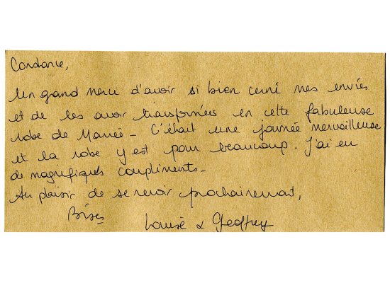 Robes de mariée Louise et Geoffrey