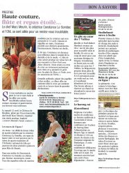 Illustration principale de FEMINA 15 février 2014  soirée prestige au CHATEAU DE BEAULIEU