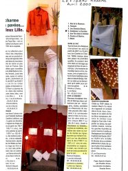 Illustration de l'article paru dans MADAME FIGARO, avril 2000