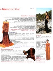 Illustration de l'article paru dans MARIÉE MAGAZINE, juin-juillet-aout 2002