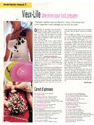 Illustration de l'article paru dans FÉMINA, nov. 2003