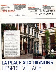 Illustration principale de CITY GUIDE, sept. 2005