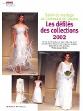 Robes de mariée PETIT JOURNAL, Carrousel du Louvre, Paris, mai 2002